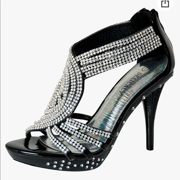 Fabulous Delicacy-07 Women's Platform Sandals.black. - Picture 4 of 7